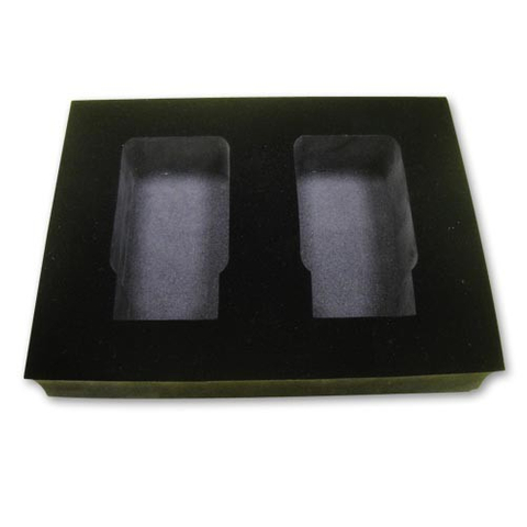 絨布背膠貼合EVA禮盒內襯